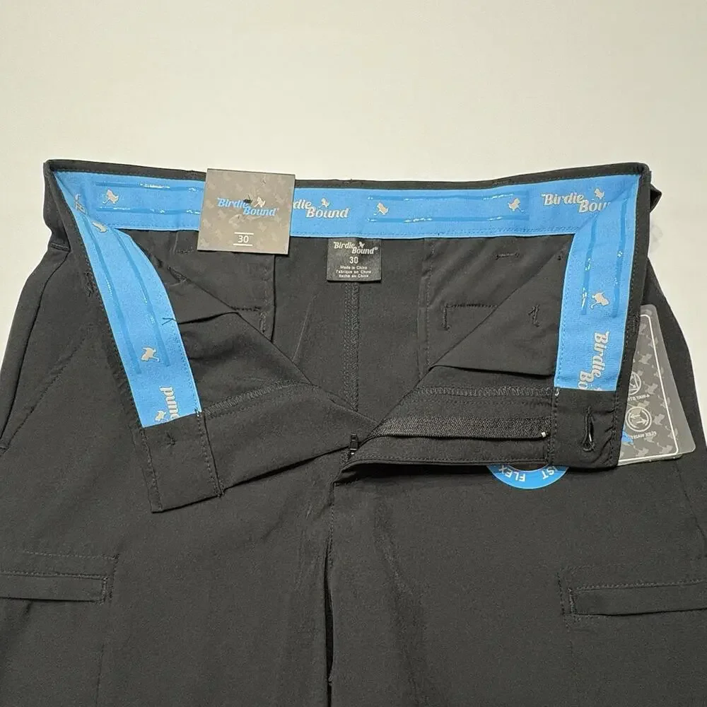 Birdie Bound 9" Performance Golf Cargo Shorts Black - Men’s 30 - Picture 5 of 5